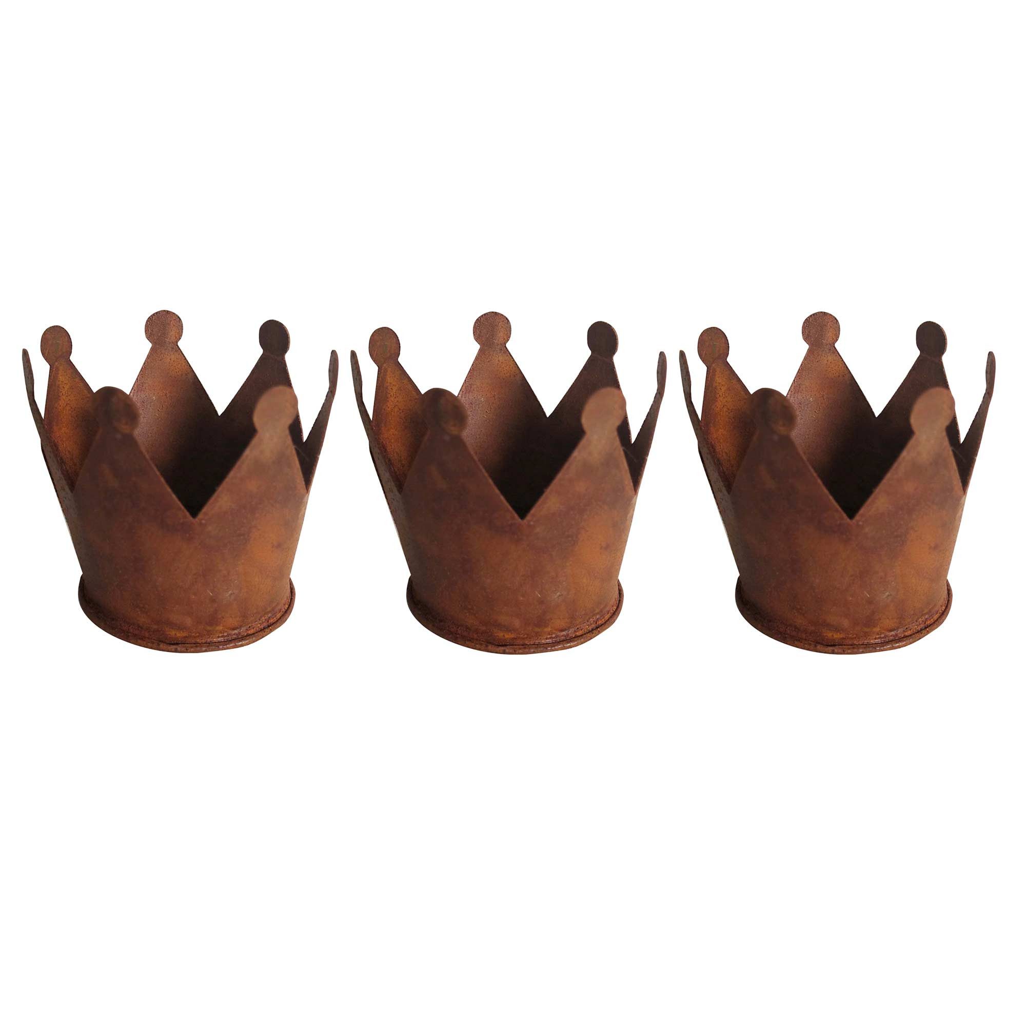UNUS GARDEN Dekofigur Krone Zink Rost günstig online kaufen