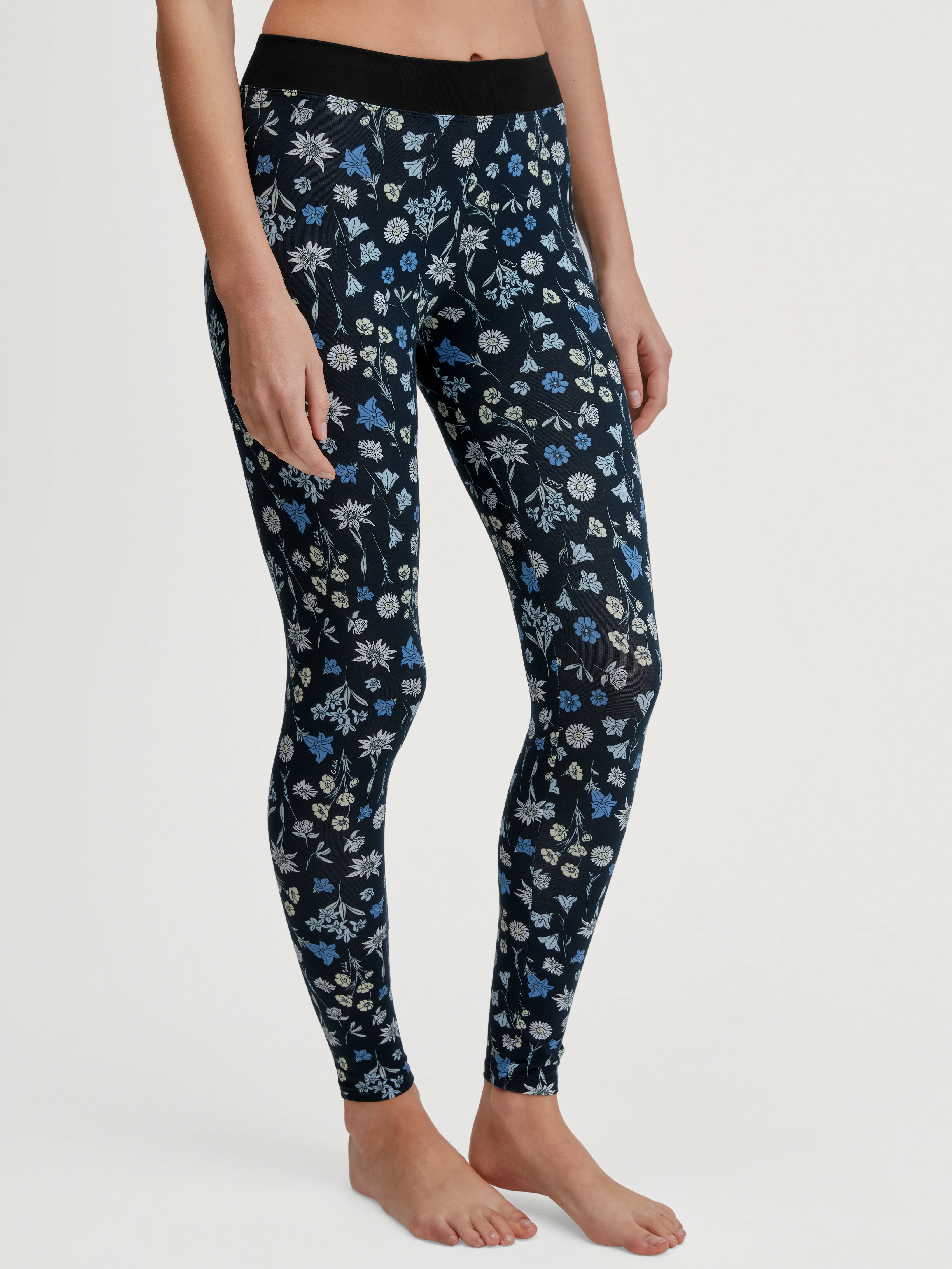 CALIDA Leggings "Elastic Trend", floraler Print, Baumwollmix, weicher elast günstig online kaufen