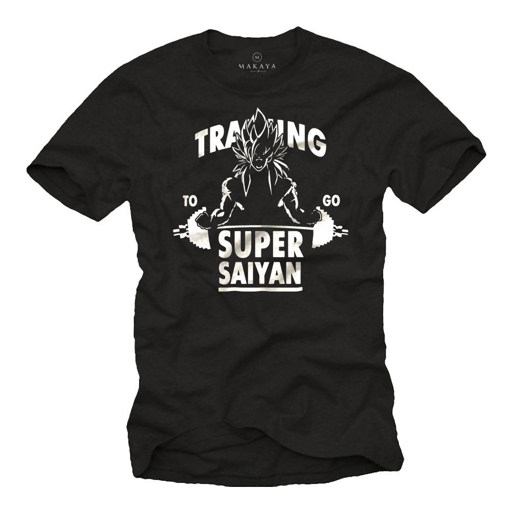 MAKAYA Print-Shirt Männer Training GYM T-Shirt günstig online kaufen