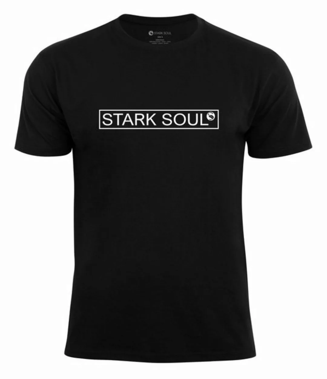 Stark Soul® T-Shirt Rundhals T-Shirt mit Logo günstig online kaufen