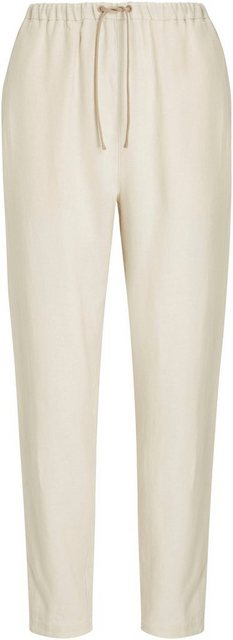 Tommy Hilfiger Leinenhose CASUAL LINEN TAPER PULL ON PANT mit Metalllabel günstig online kaufen