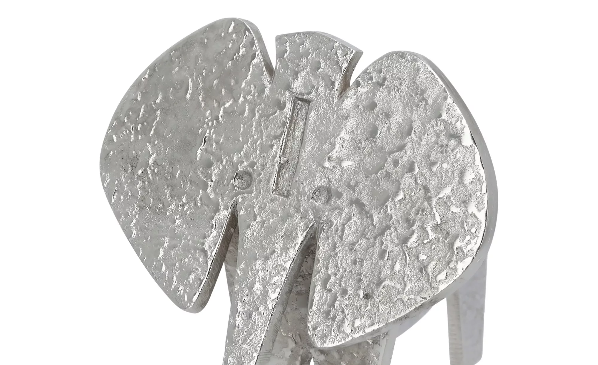 Deko Figur  Elefefant ¦ silber ¦ Aluminium ¦ Maße (cm): B: 20 H: 17 T: 16 A günstig online kaufen