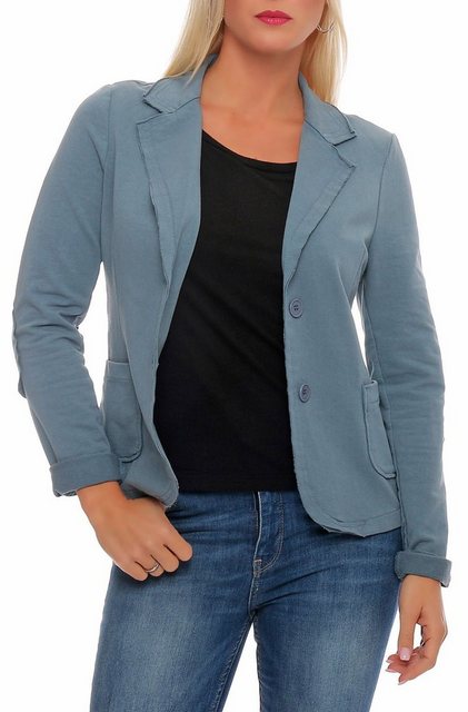 malito more than fashion Jackenblazer 1651 Sweat Blazer Jacke in Used Look günstig online kaufen