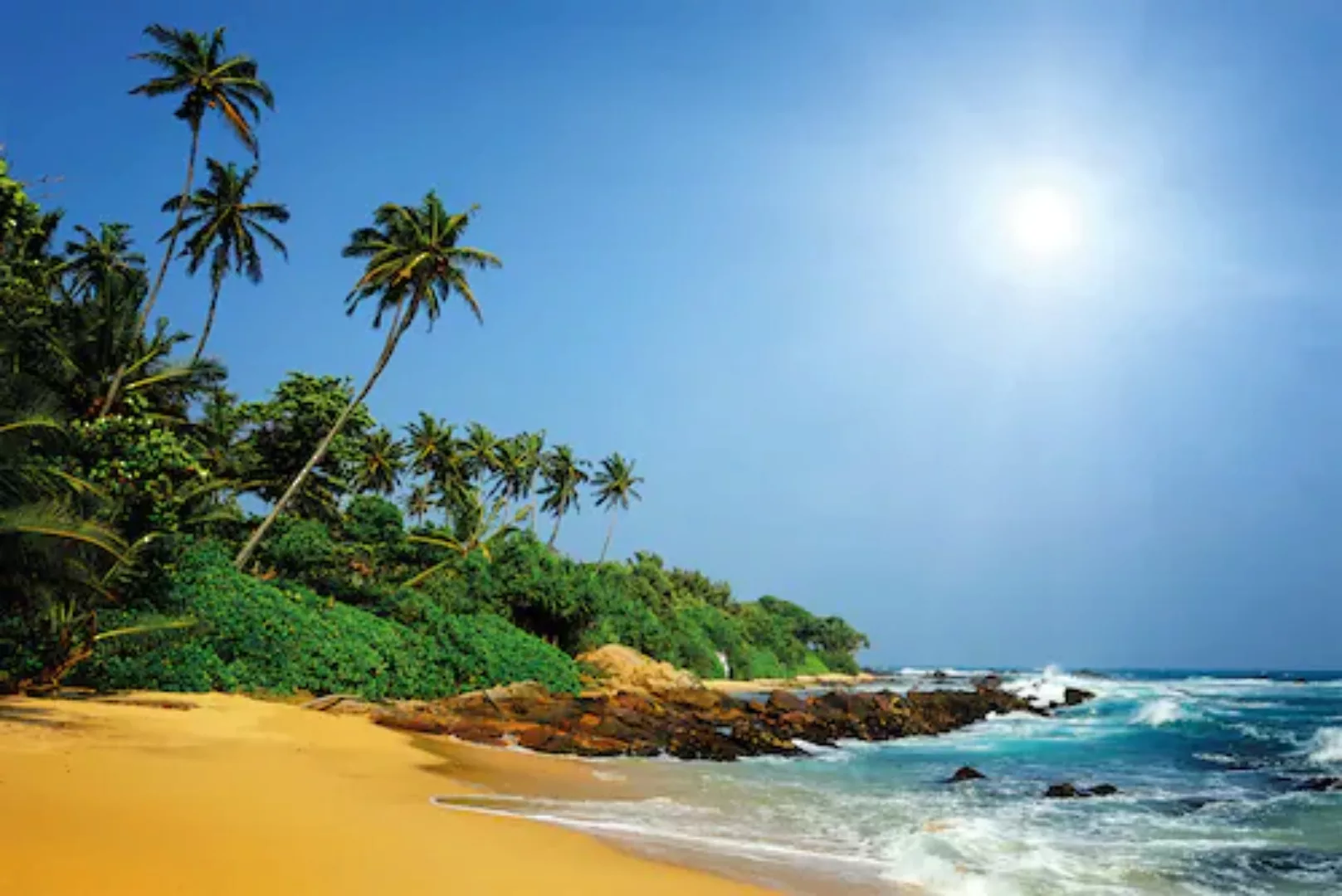 Papermoon Fototapete »Sri Lanka Tropical Beach« günstig online kaufen