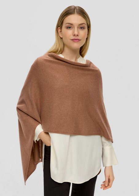 s.Oliver BLACK LABEL Poncho Poncho aus reinem Kaschmir günstig online kaufen