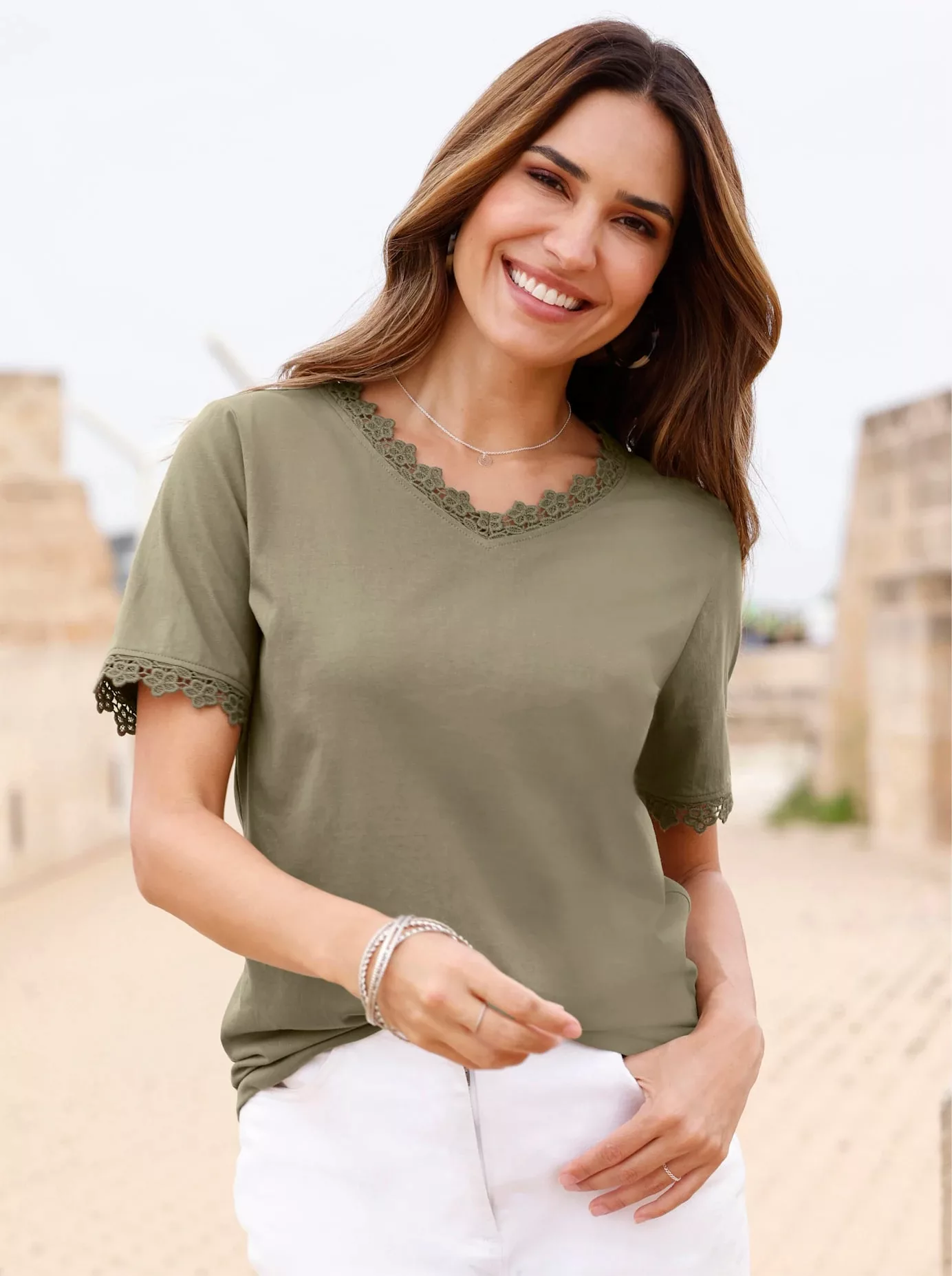 Classic Basics V-Shirt "Shirt", (1 tlg.) günstig online kaufen