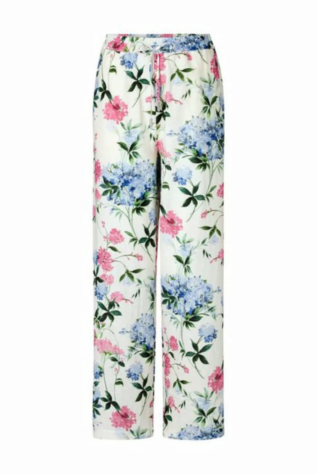 Rich & Royal Stoffhose printed linen pants sustainable günstig online kaufen