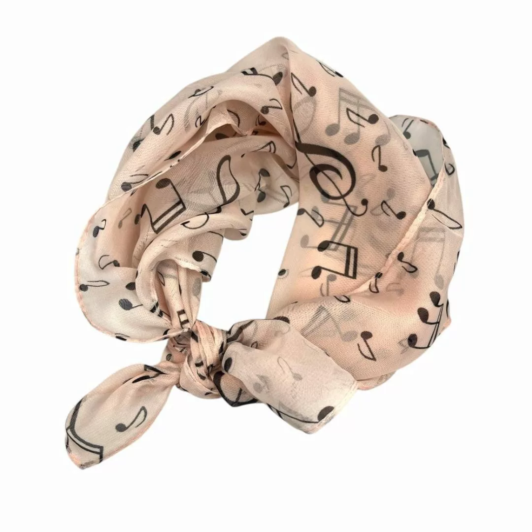 mugesh Schal Chiffon Schal Notenmotive, für günstig online kaufen