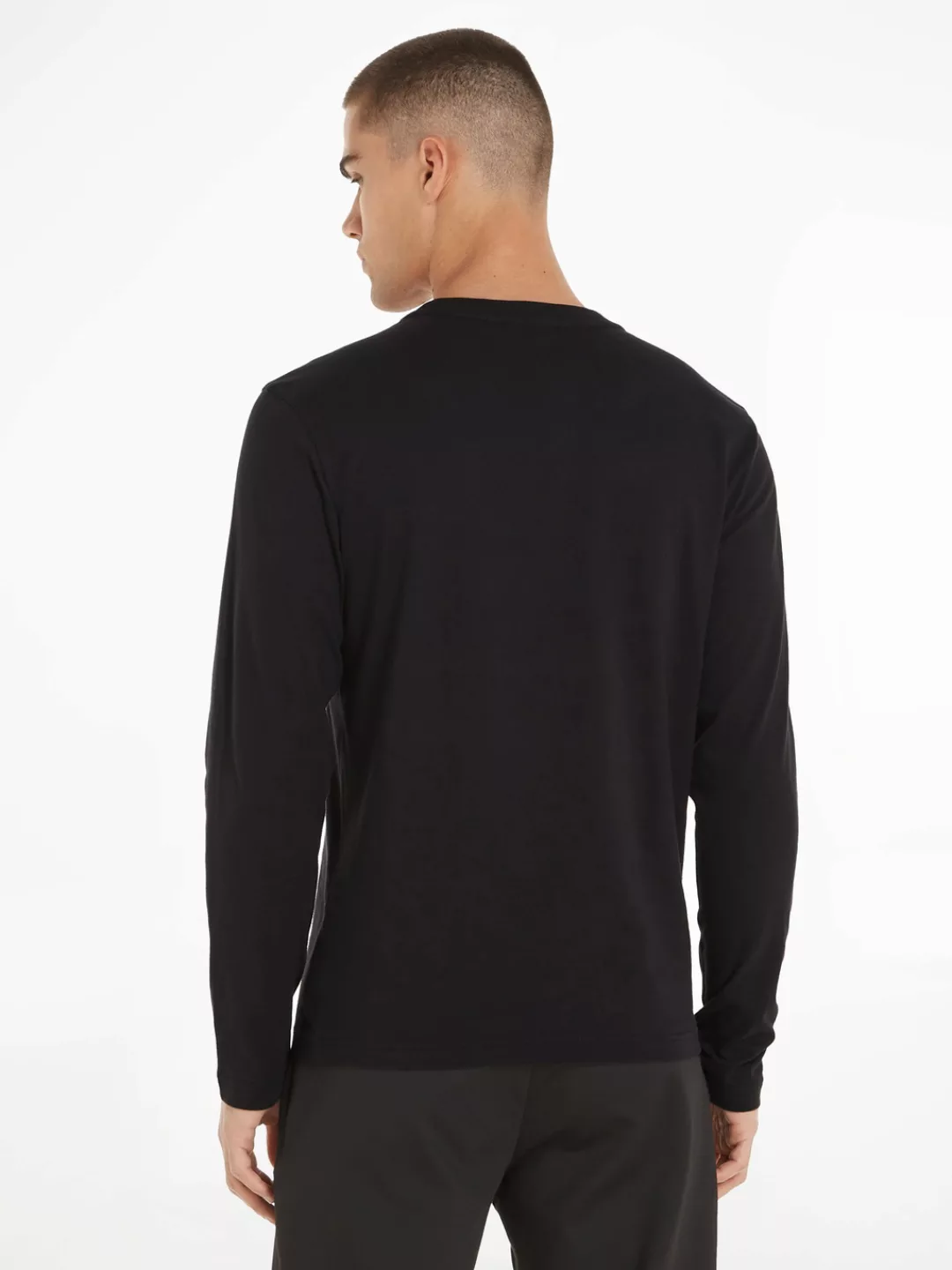 Calvin Klein Langarmshirt "CUT THROUGH LOGO LS T-SHIRT" günstig online kaufen