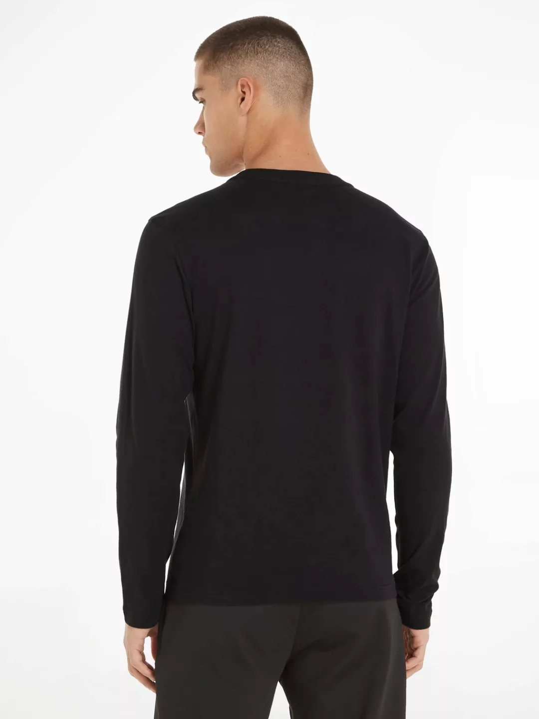 Calvin Klein Langarmshirt CUT THROUGH LOGO LS T-SHIRT günstig online kaufen