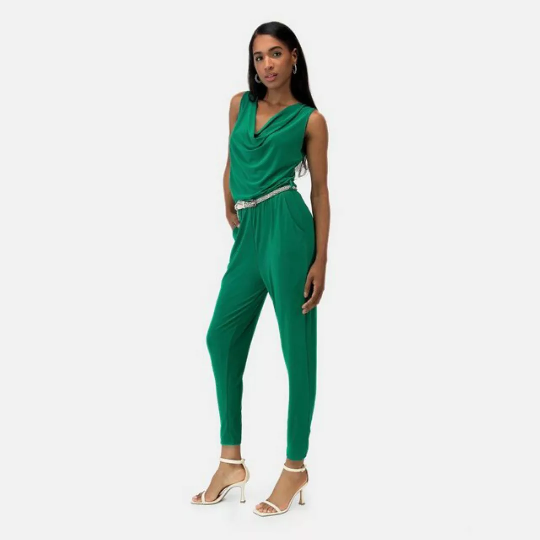 Elara Jumpsuit Elara Damen Jumpsuit mit Gürtel mit Gürtel (1-tlg) günstig online kaufen