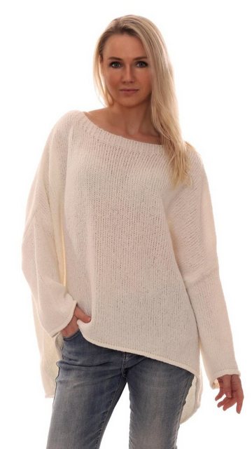 Charis Moda Strickpullover Pullover im Oversize Look Vorne kurz Hinten lang günstig online kaufen