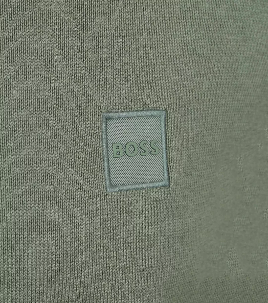 BOSS Kanobix Half Zip Pullover Grün - Größe S günstig online kaufen