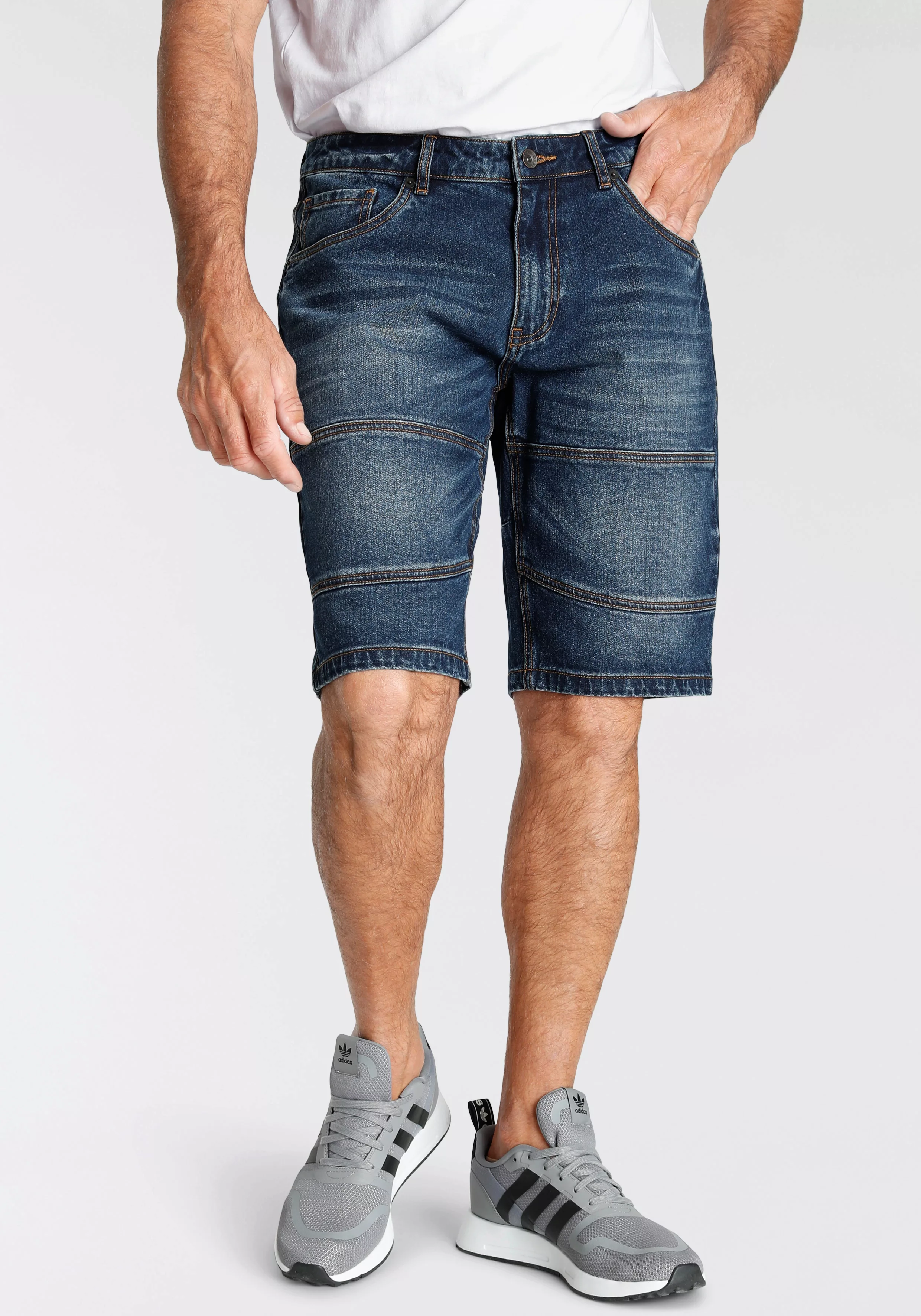 H.I.S Jeansbermudas, Ökologische, wassersparende Produktion durch Ozon Wash günstig online kaufen