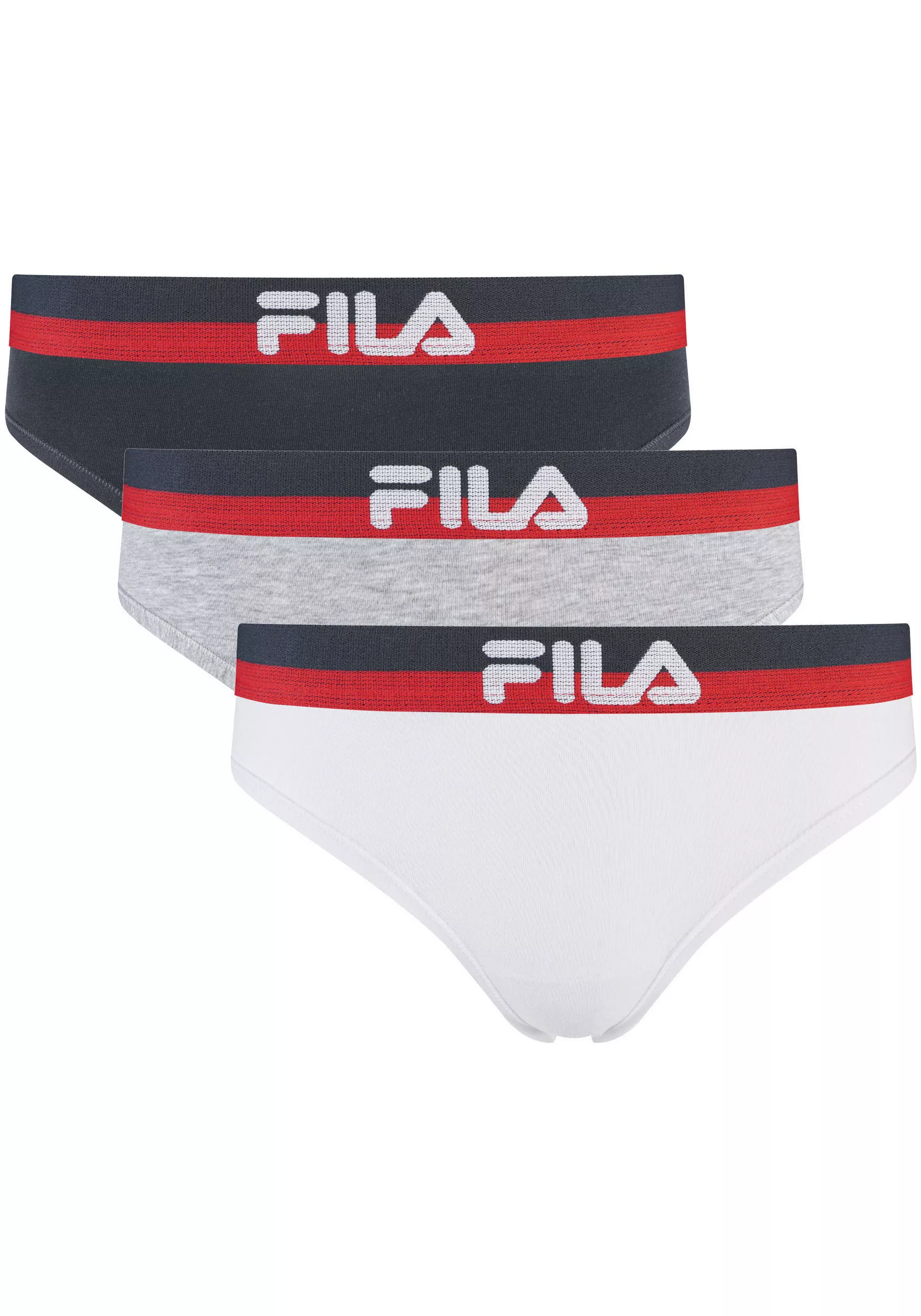 Fila Slip, (3er Pack), mit elastischem Logobund, Woman Culotte günstig online kaufen