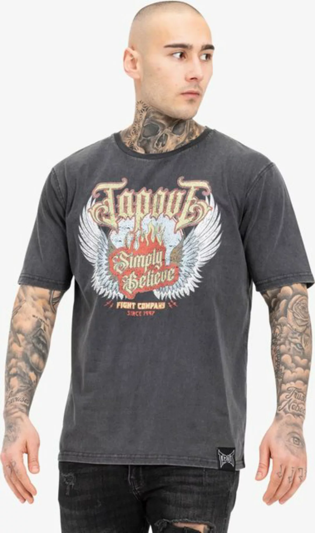 TAPOUT T-Shirt Dellano T-Shirt lockere Passform günstig online kaufen