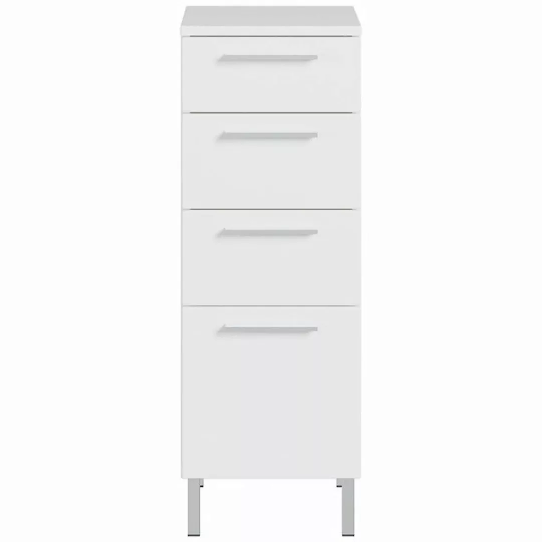 Lomadox Unterschrank AMASYA-01 Badezimmer Kommode Schrank weiß modern B/H/T günstig online kaufen