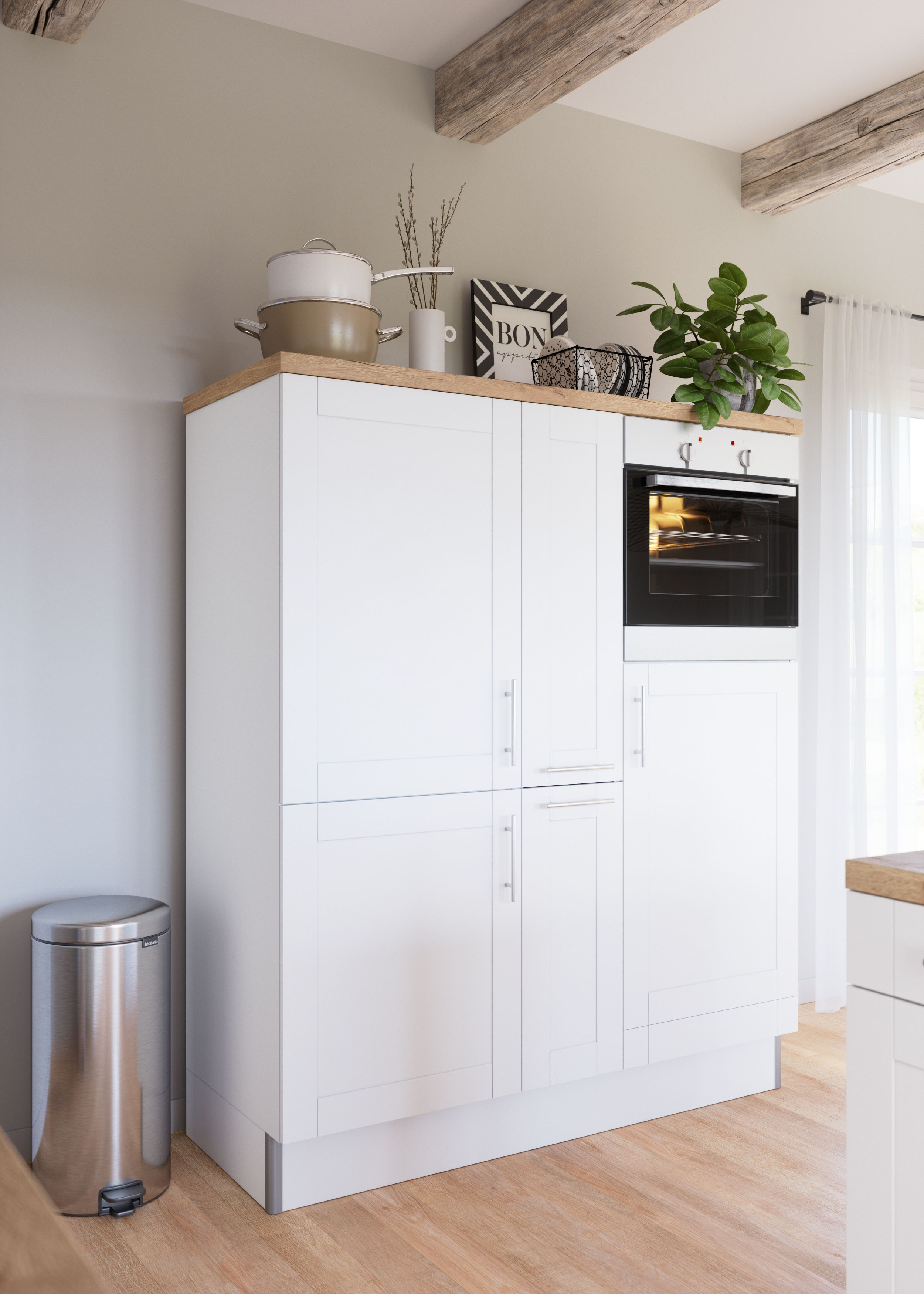 OPTIFIT Küche "Ahus", Breite 150 cm,wahlweise mit E-Geräten,Soft-Close-Funk günstig online kaufen