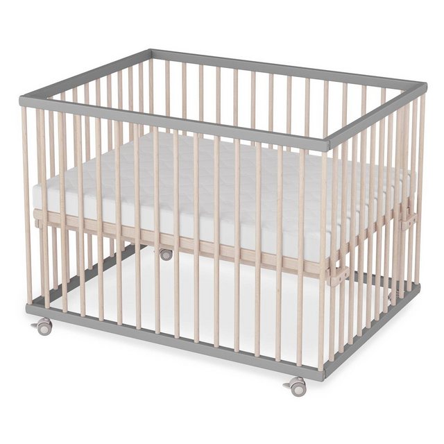 Sämann Babybett Laufgitter 75x100 cm mit Lattenrost & Matratze SleepPlus - günstig online kaufen