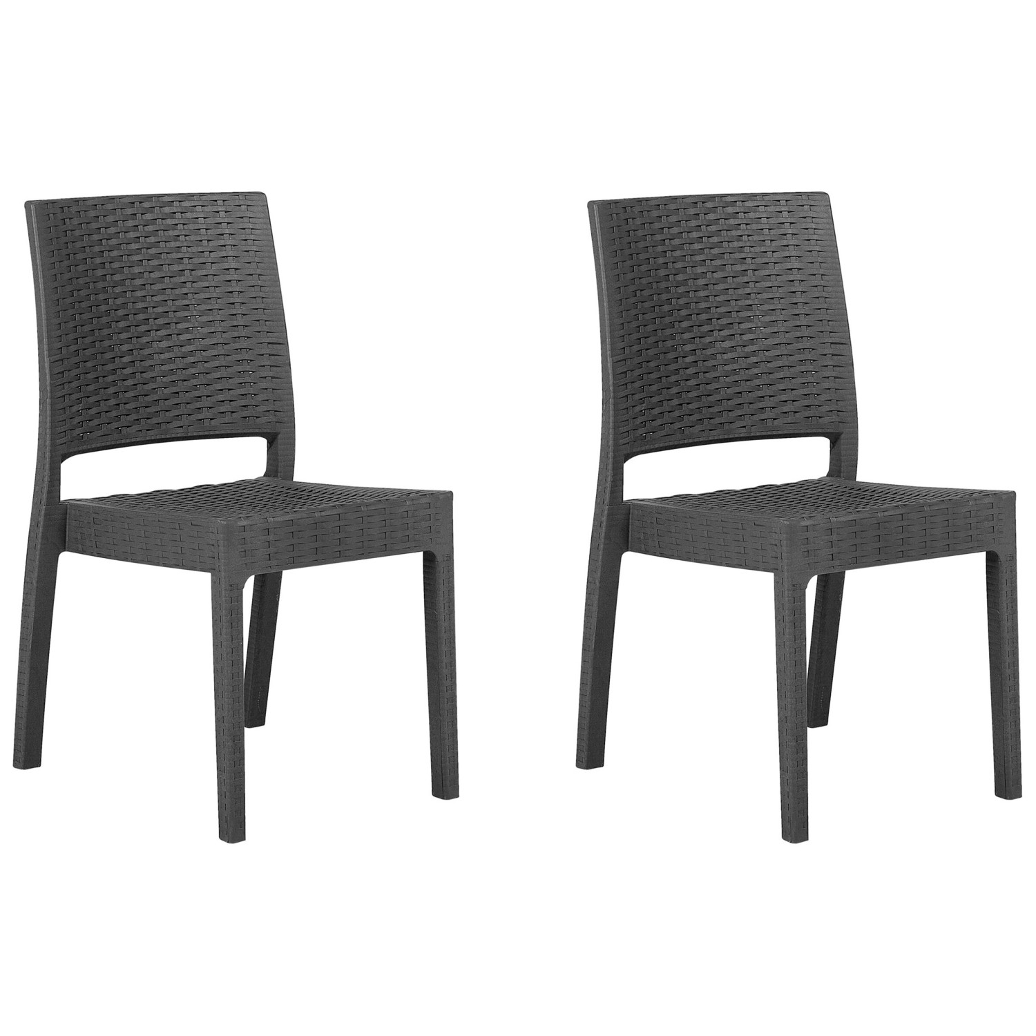 Beliani Gartenstuhl Grau 47x60x89 günstig online kaufen