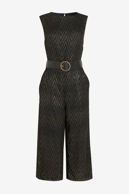 Next Jumpsuit Metallic Jumpsuit mit Gürtel (1-tlg) günstig online kaufen