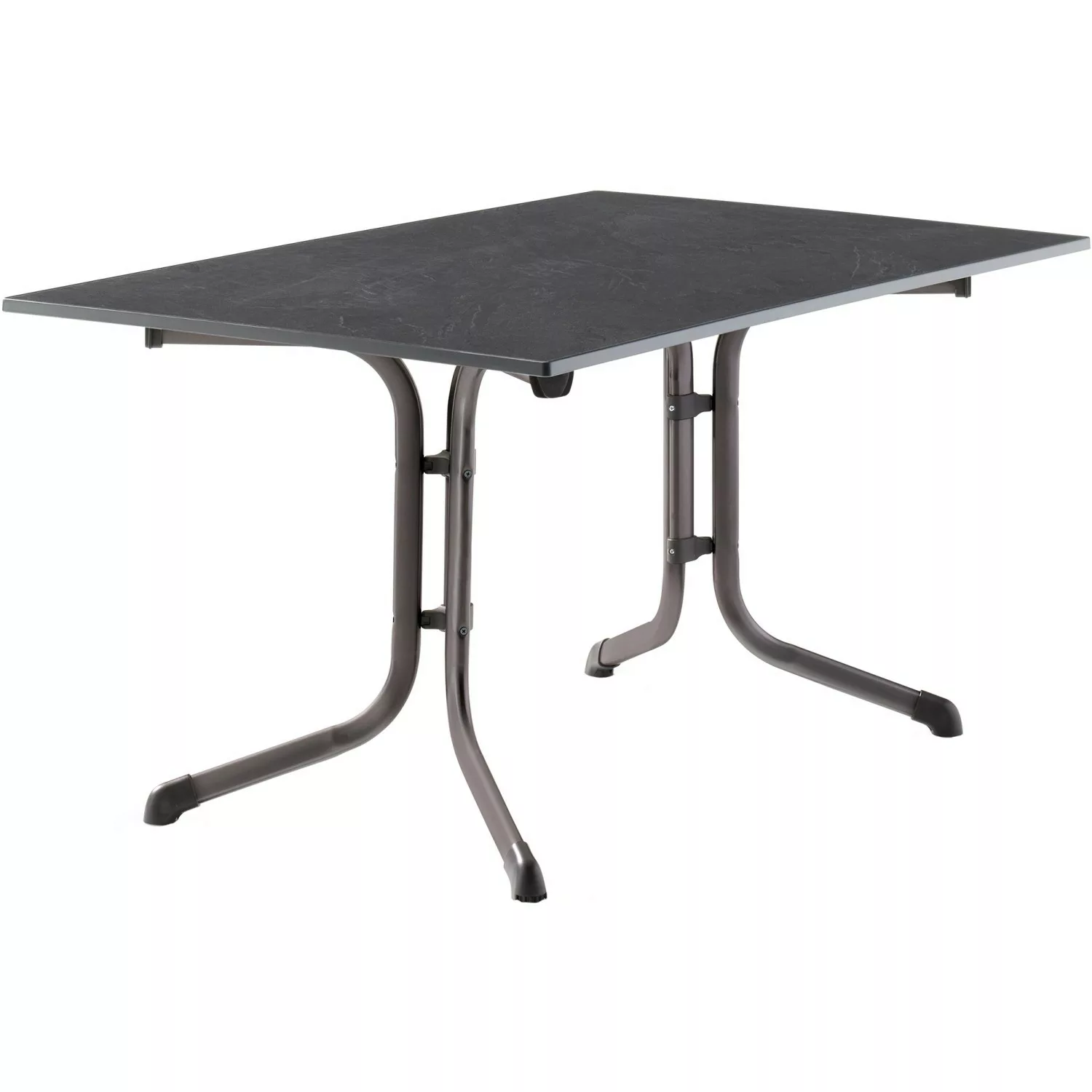 Sieger Klapptisch 140 x 90 cm Grau/Eisengrau günstig online kaufen