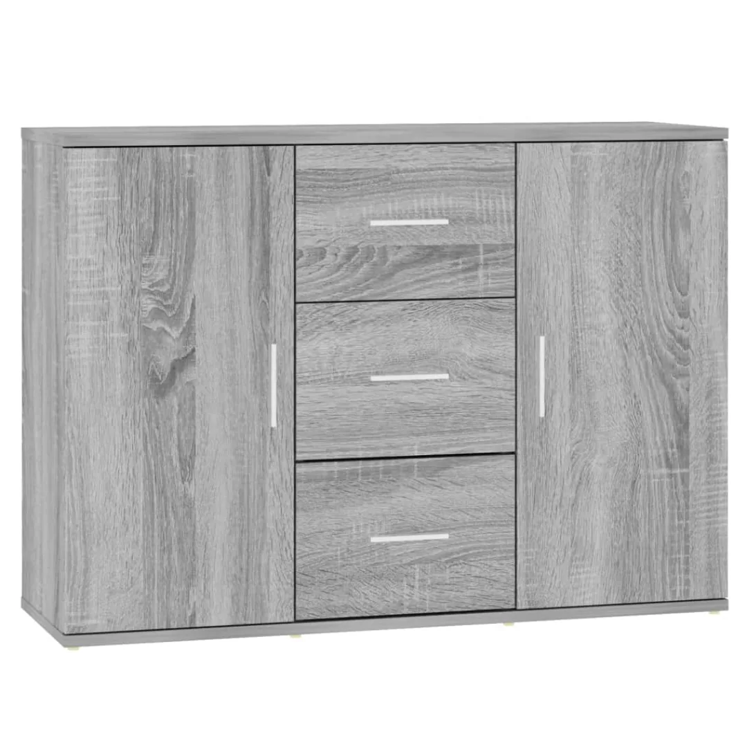 Vidaxl Sideboard Grau Sonoma 91x29,5x65 Cm Holzwerkstoff günstig online kaufen