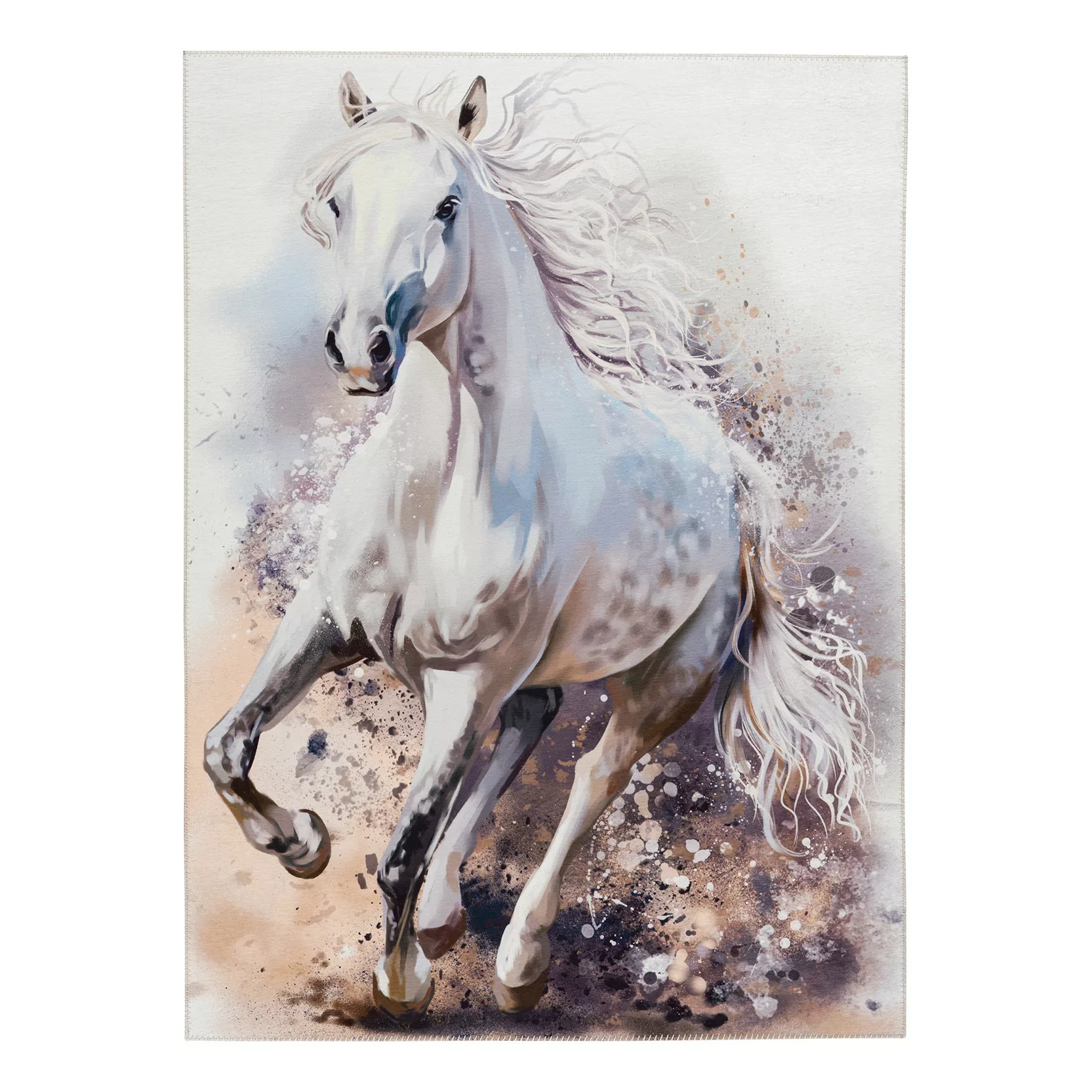 home24 Kinderteppich My Torino Kids White Horse günstig online kaufen