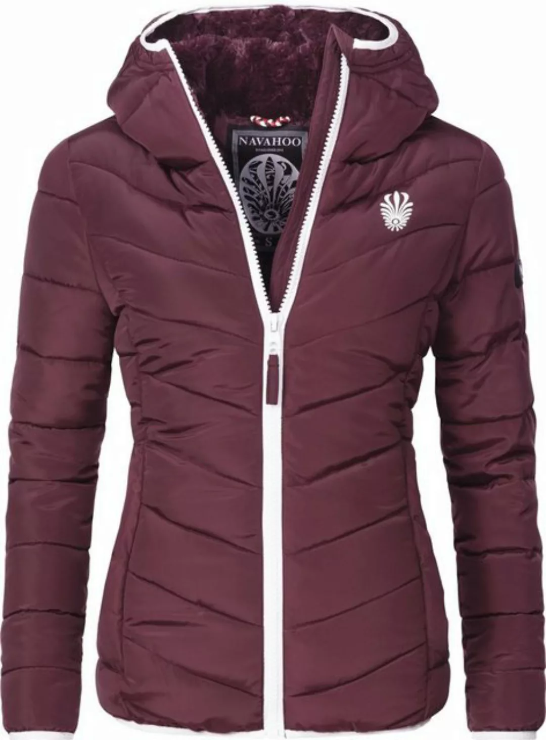 Navahoo Steppjacke Elva stylische Damen Winterjacke mit Kapuze günstig online kaufen