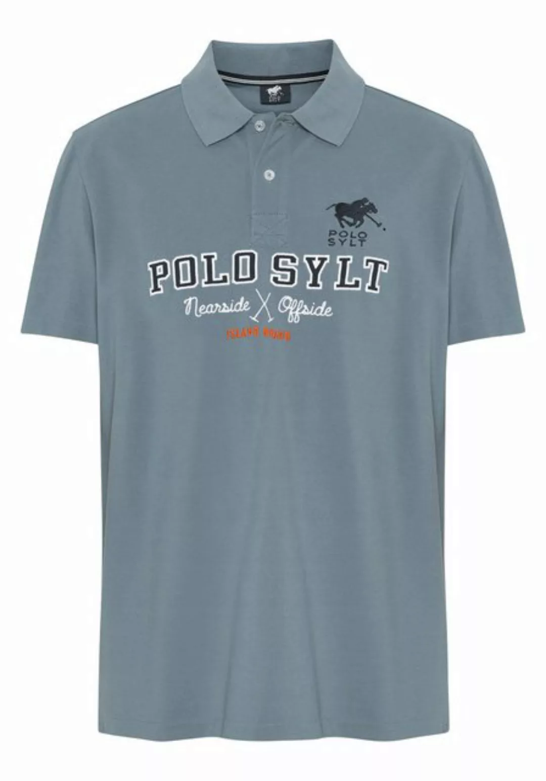 Polo Sylt Poloshirt mit Logo-Applikation und Stickerei günstig online kaufen