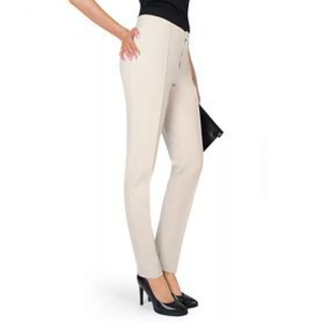 Techno-Stretch-Business-Hose 'Delia' taupe Gr. 36 günstig online kaufen