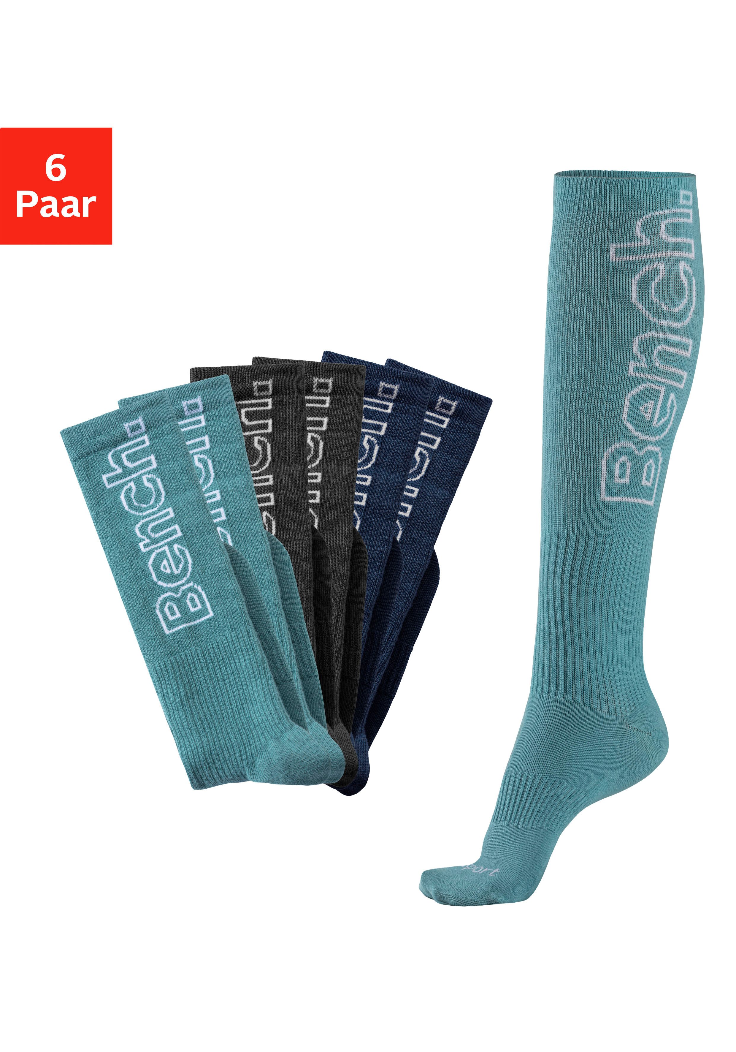 Bench. Kniestrümpfe (Packung, 6-Paar) mit antibakterieller günstig online kaufen