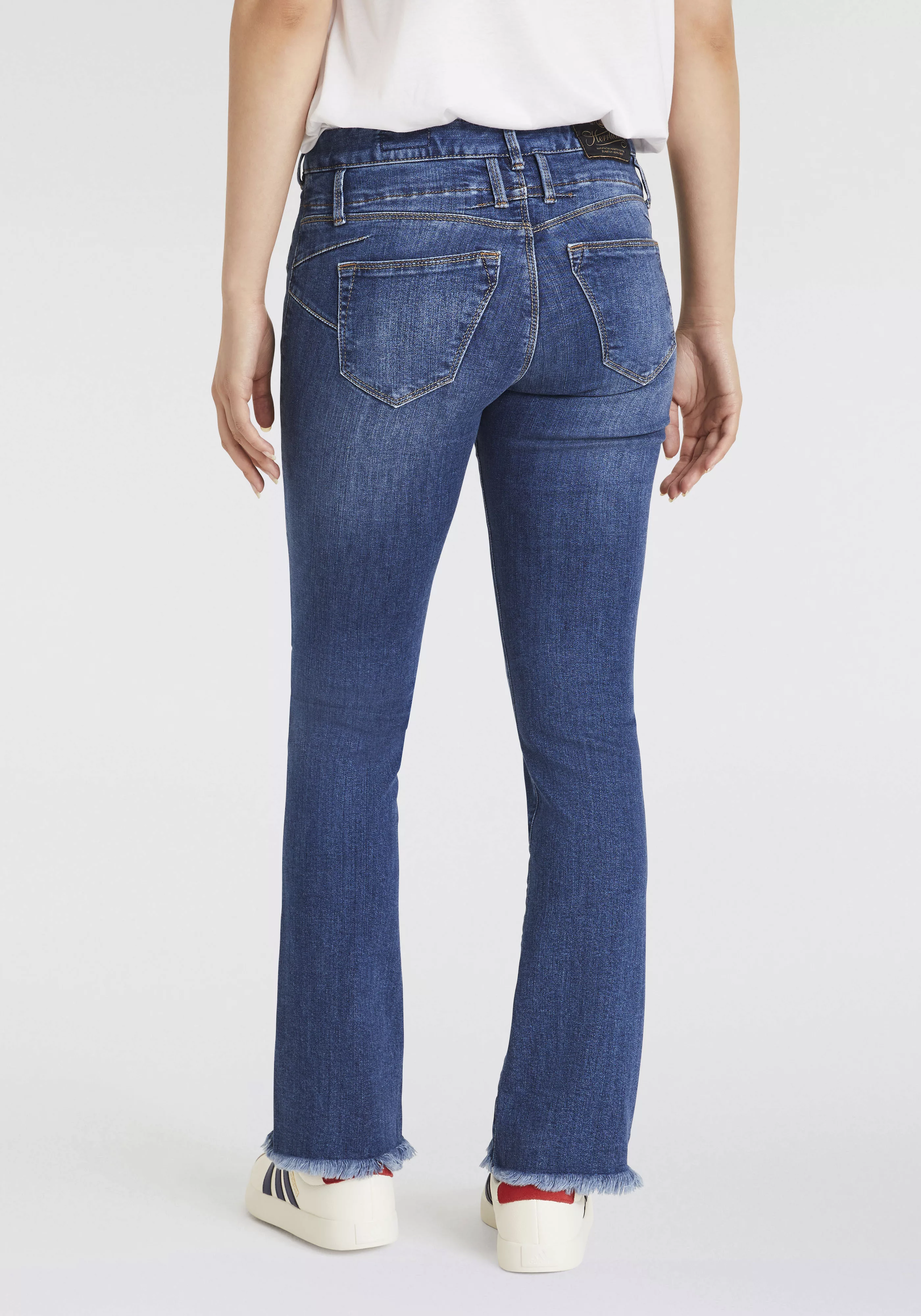 Herrlicher Bootcut-Jeans "Jeans Baby Cropped Org Dnm", in cropped Länge mit günstig online kaufen