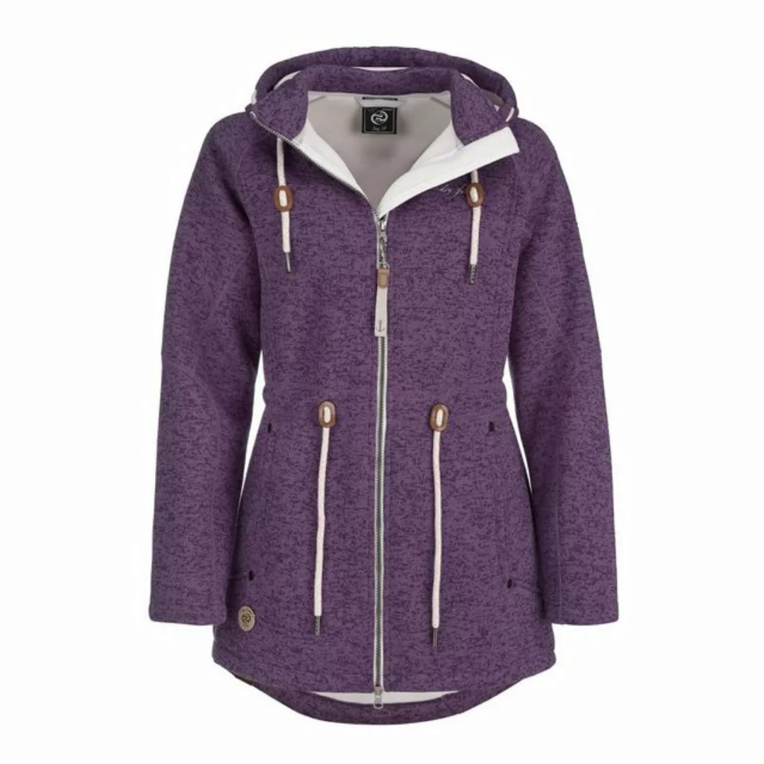 Dry Fashion Wollmantel Damen Fleece-Mantel St. Peter-Ording - Wärmende Flee günstig online kaufen