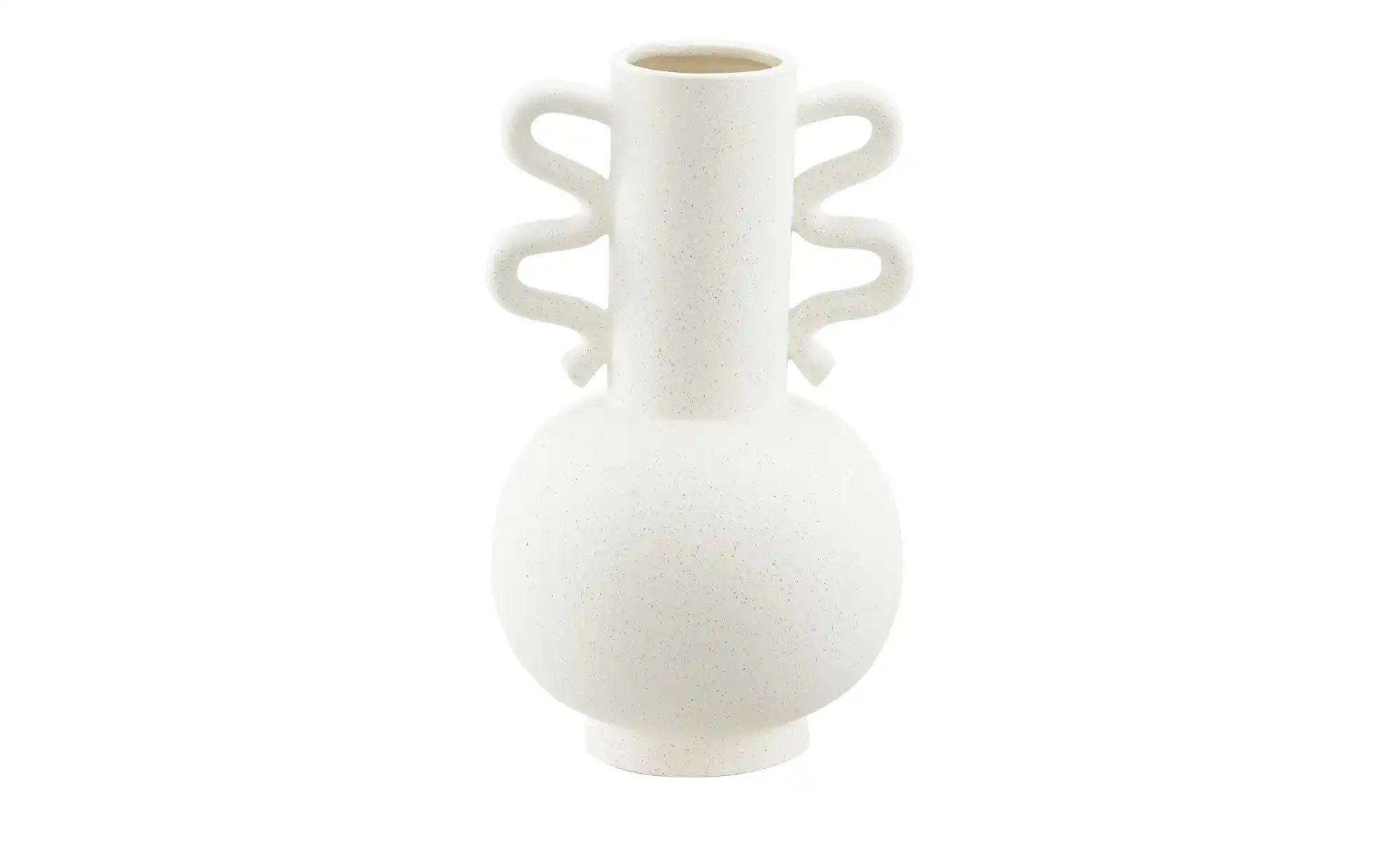 HOME STORY Vase ¦ creme ¦ Steinzeug ¦ Maße (cm): B: 15 H: 28,5 Accessoires günstig online kaufen