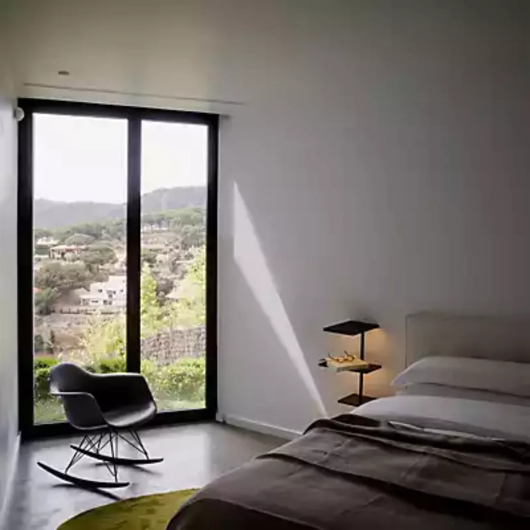 Vibia Suite Tischleuchte LED ohne Fuß, braun - 99 cm - mit Glasdiffusor günstig online kaufen