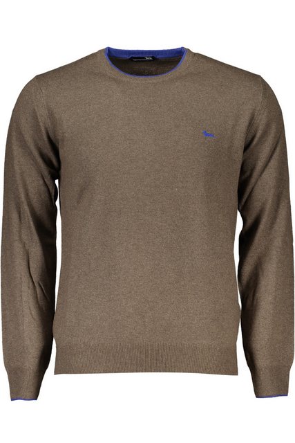 Harmont & Blaine Strickpullover Brauner Herrenpullover mit Rundhals und Kon günstig online kaufen