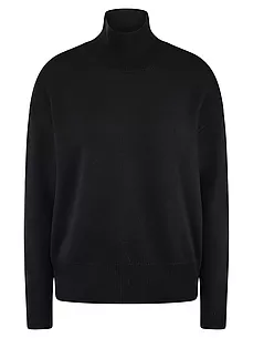 Pullover Stehkragen include schwarz günstig online kaufen