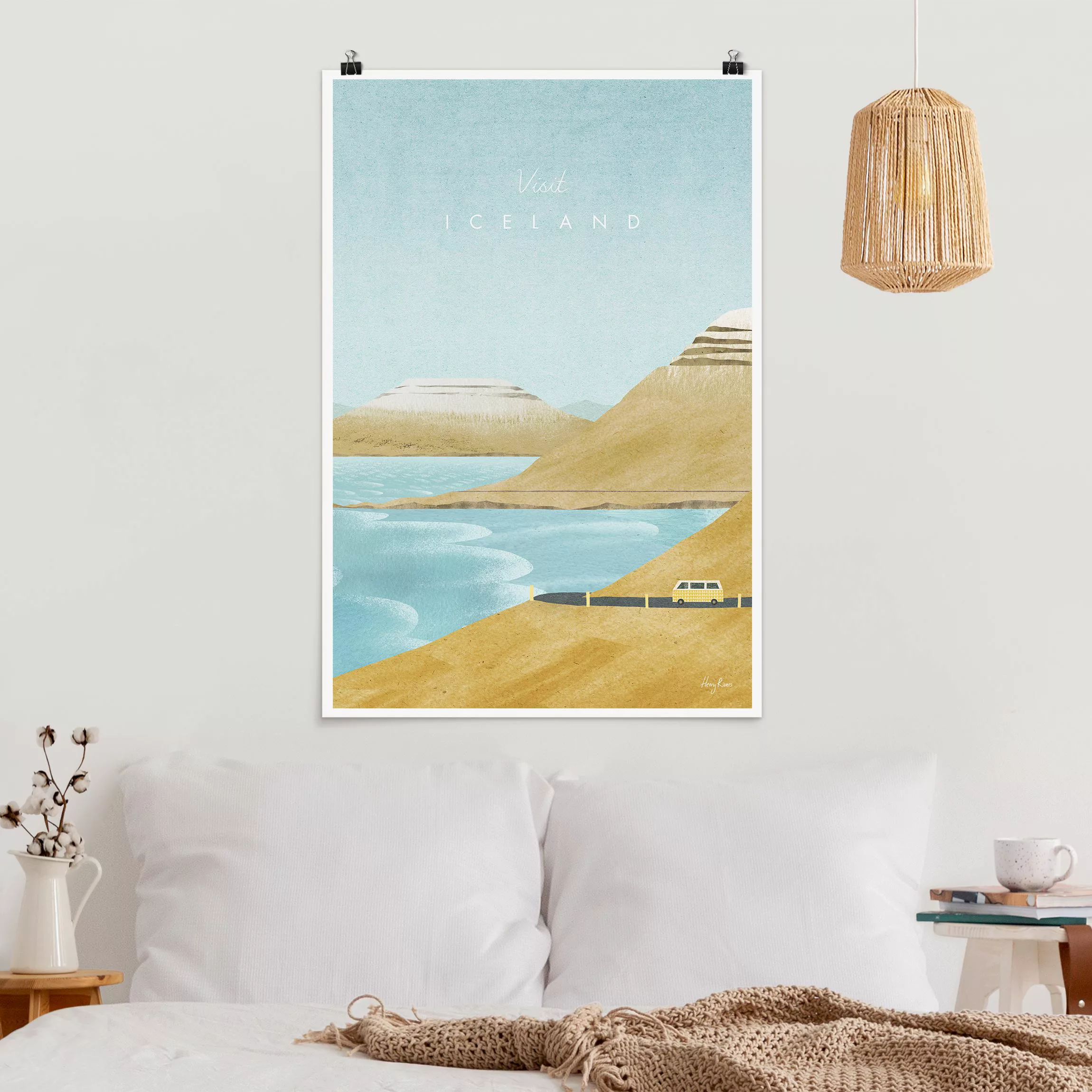 Poster Reiseposter - Iceland günstig online kaufen