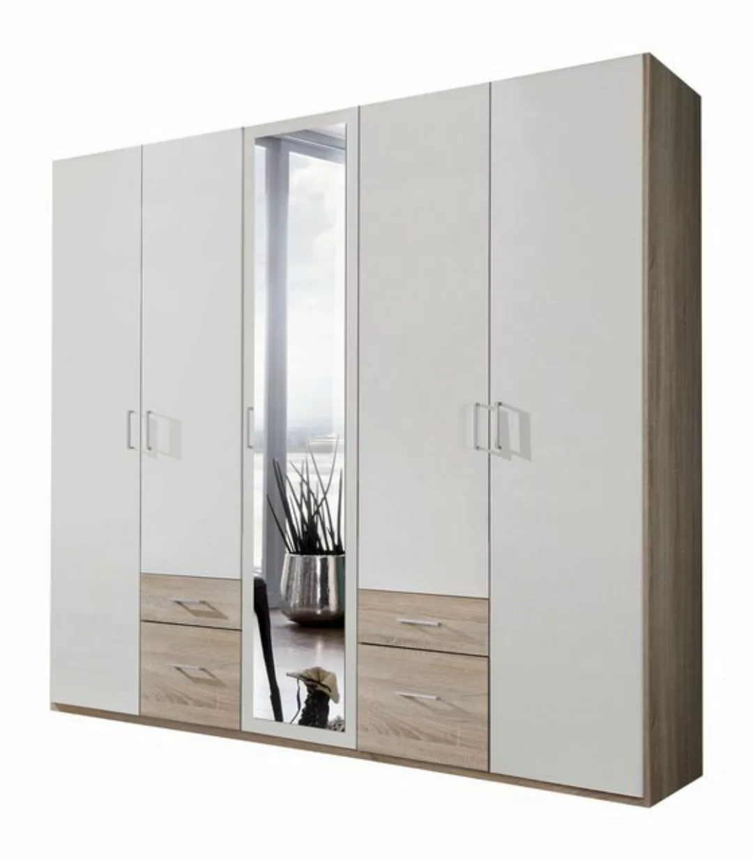 Stylefy Drehtürenschrank Firmo I (Kleiderschrank, Mehrzweckschrank) 5-türig günstig online kaufen