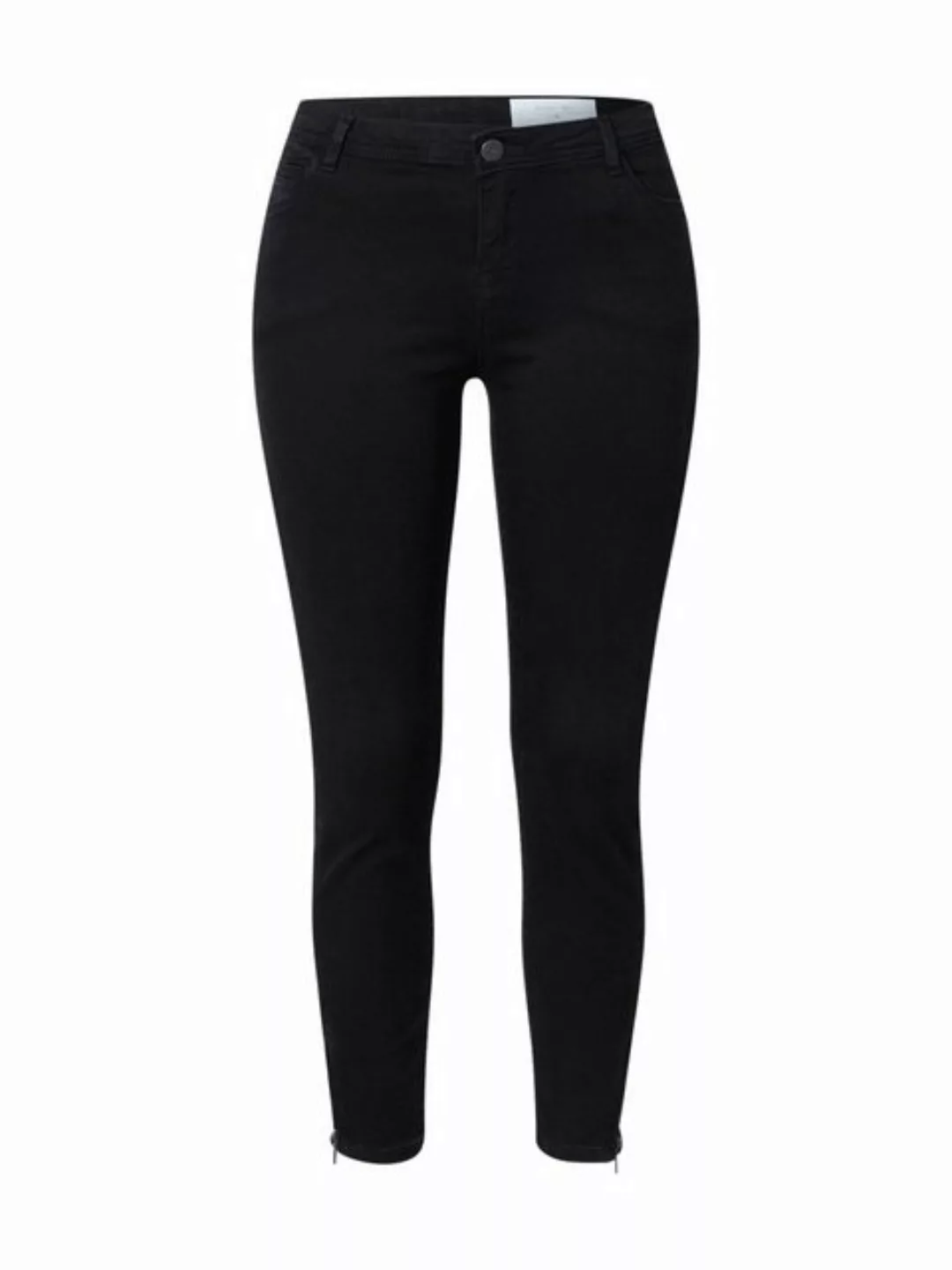 Noisy May Damen Jeans NMKIMMY NW ANK DART AZ159BL Slim Fit Schwarz Black günstig online kaufen