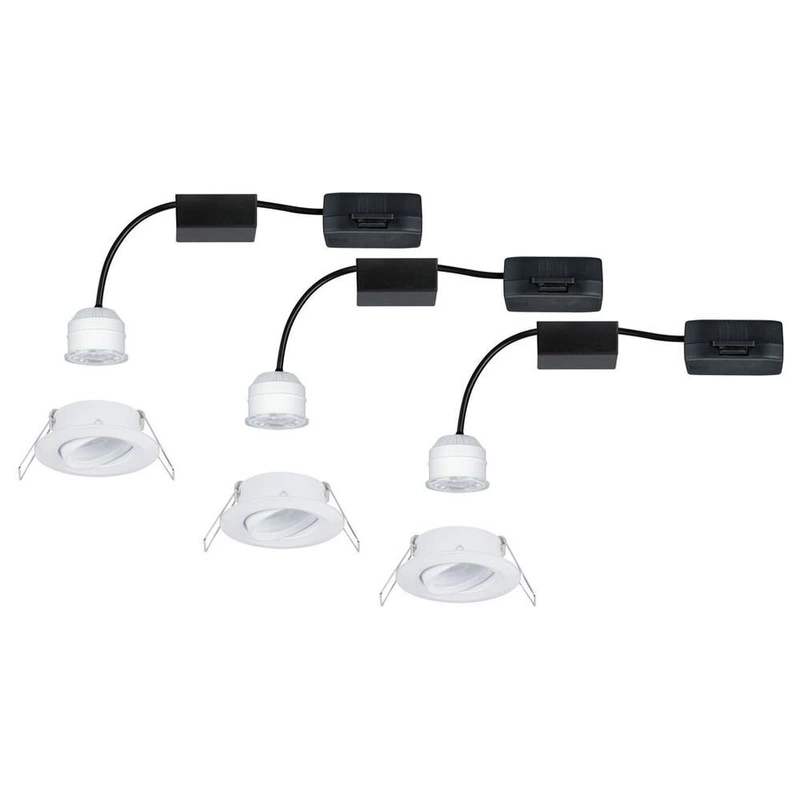 Paulmann "LED Einbauleuchte Nova Mini Coin Basisset schwenkbar rund 66mm 15 günstig online kaufen