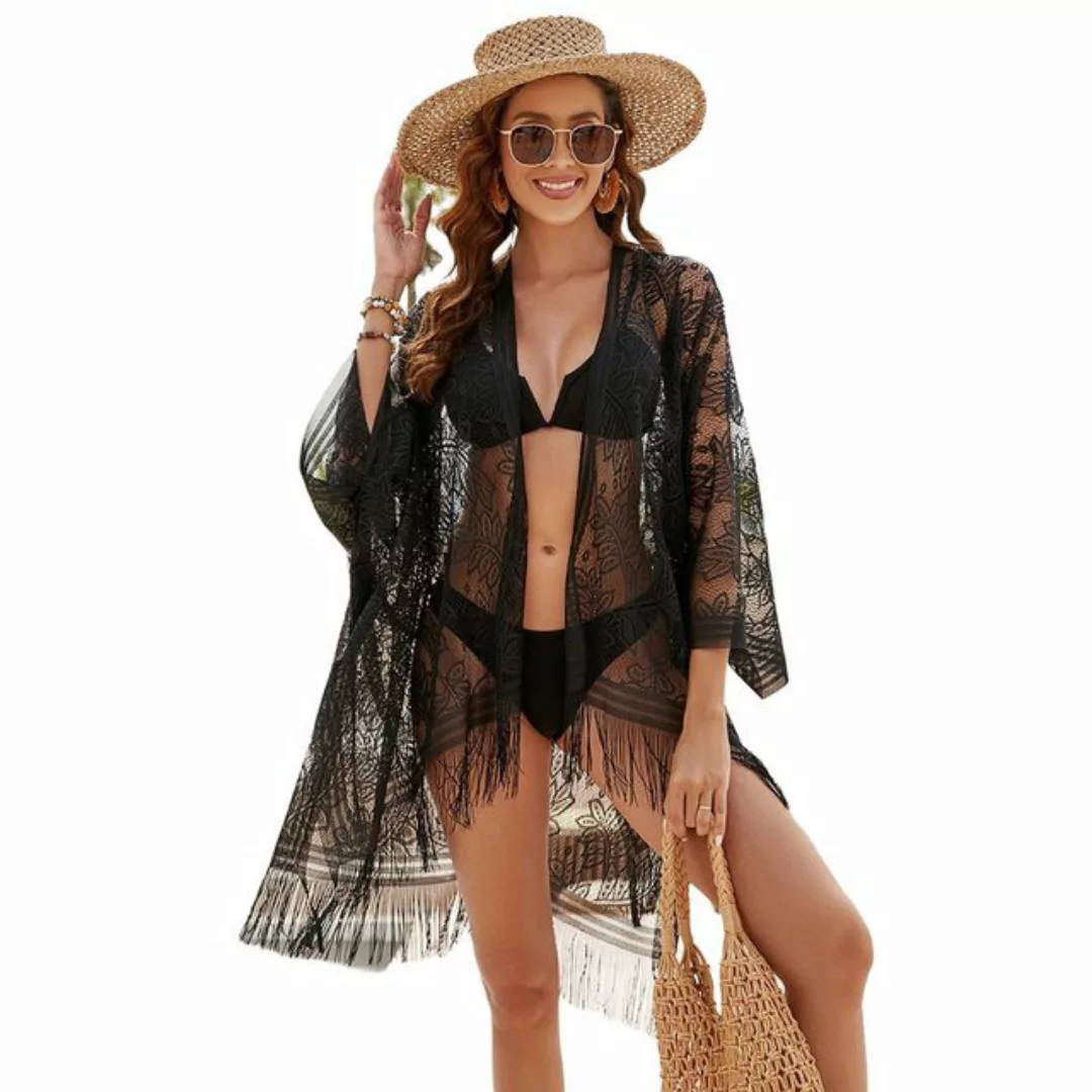 AUKUU Strandkleid Offenes Hemd sexy Strand Überwurf Sonnenschutzkleidung Fr günstig online kaufen