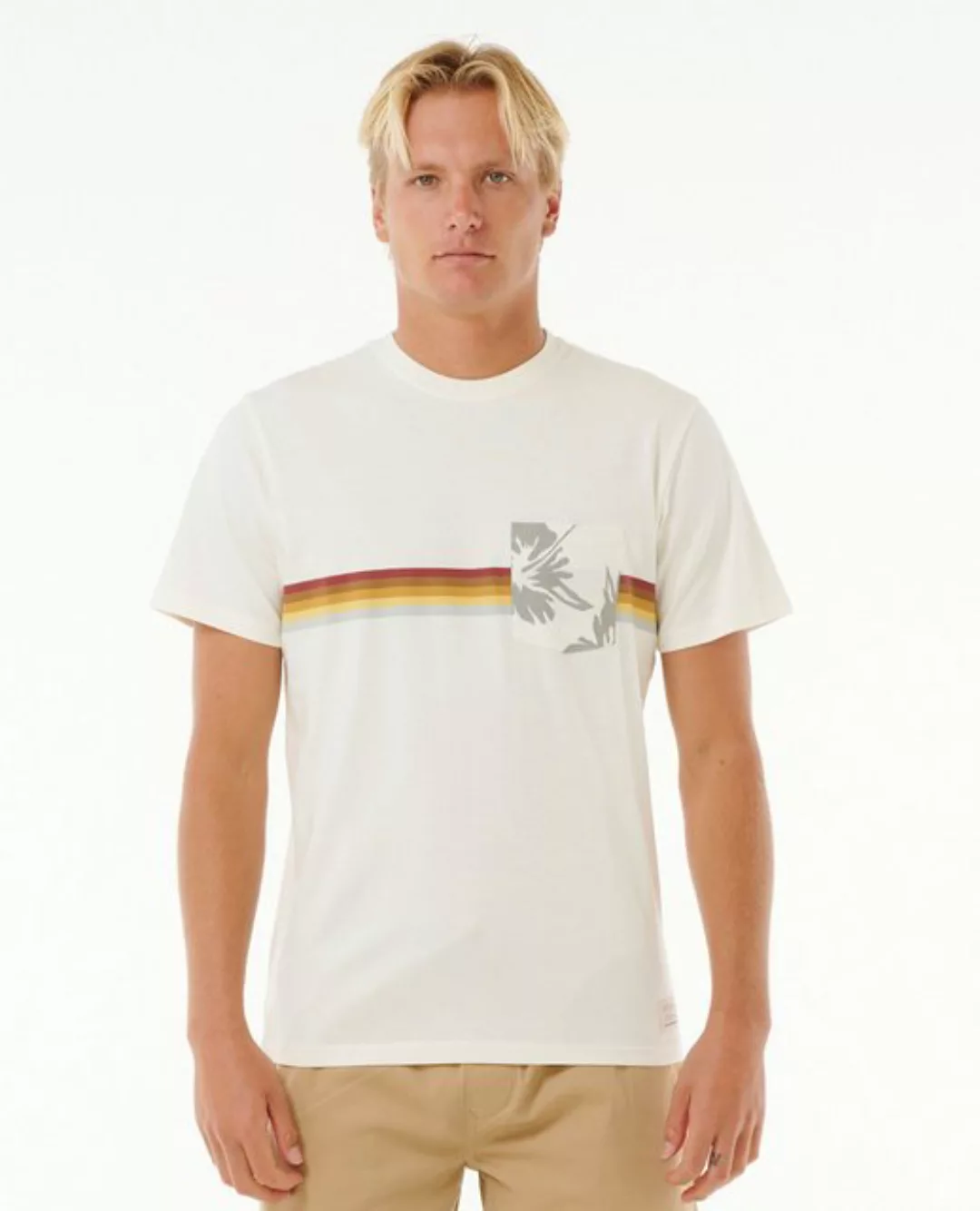 Rip Curl T-Shirt Surf Revival Hoffman T-Shirt mit Tasche günstig online kaufen