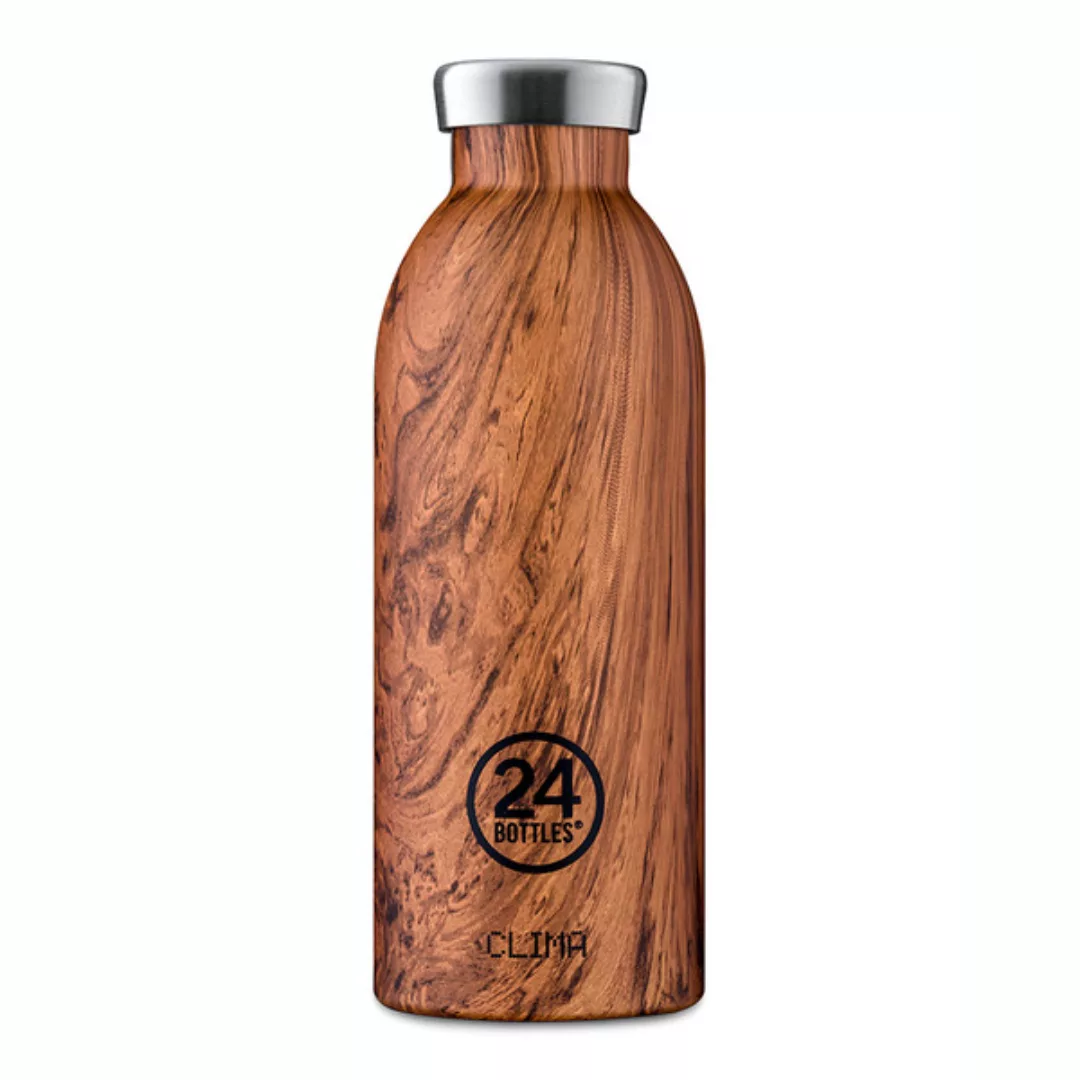 24bottles 0,5l Thermosflasche - Verschiedene Wood Designs günstig online kaufen