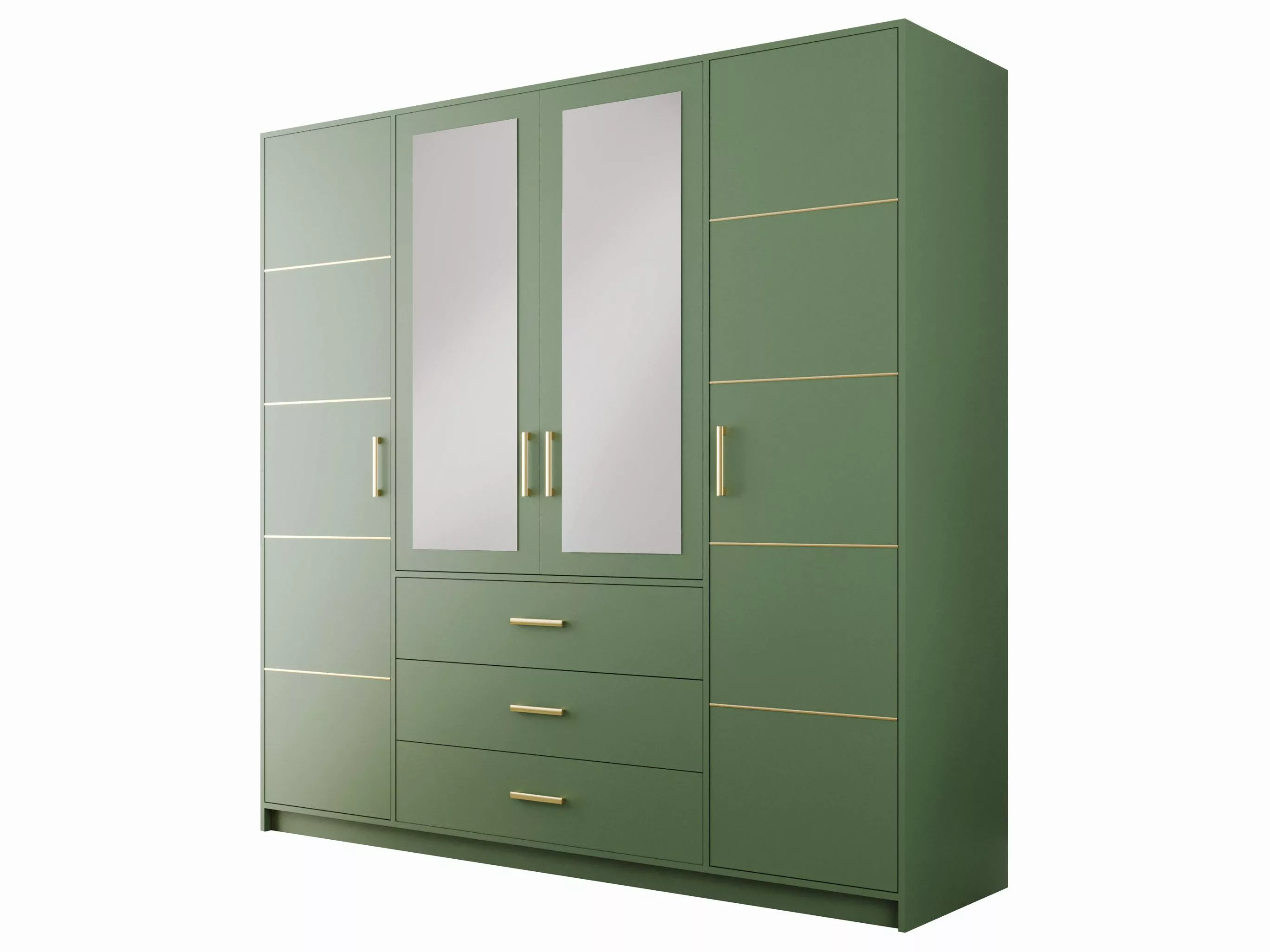 Compleo Kleiderschrank mit 4 Türen und günstig online kaufen