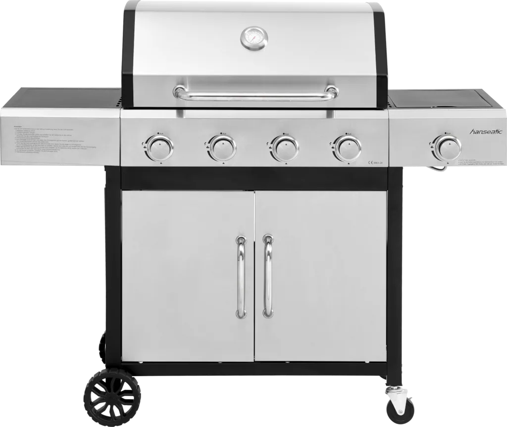 Hanseatic Gasgrill "Rockford", BxTxH: 133x59x112 cm, 14,5 kW Gesamtleistung günstig online kaufen