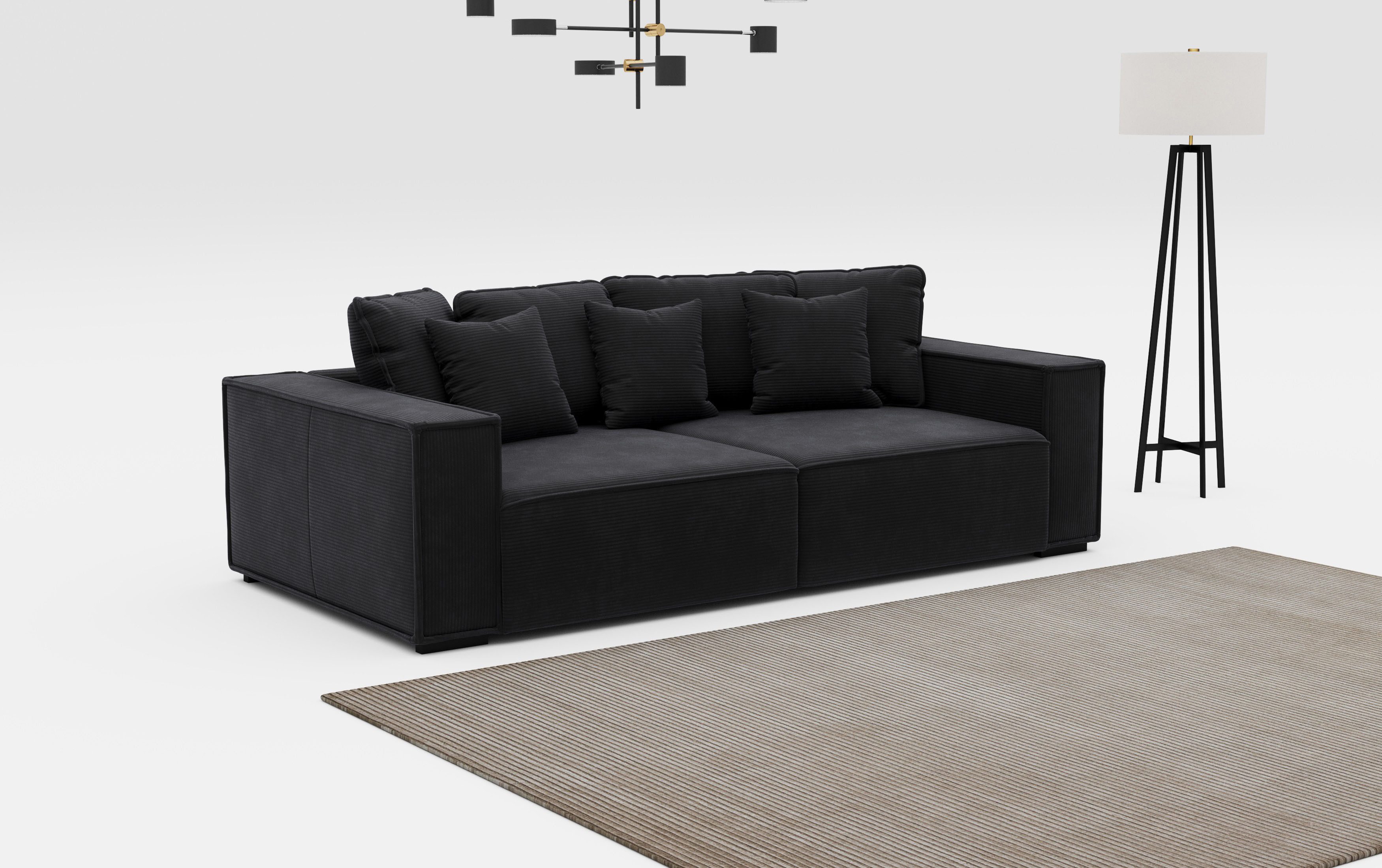 INOSIGN Big-Sofa Surf, mit 7 Kissen, günstig online kaufen