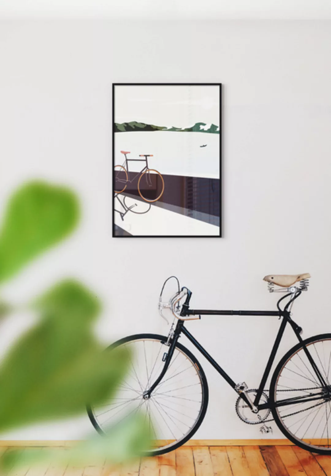 Poster Bike Lake günstig online kaufen