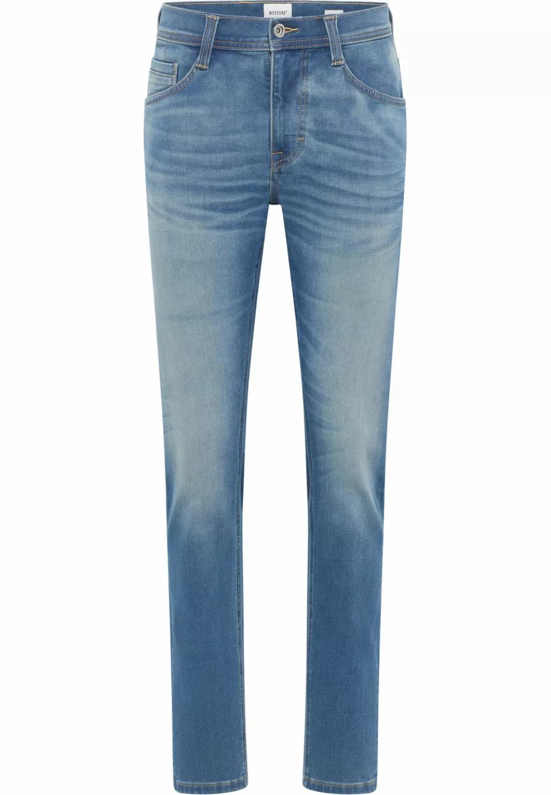 Mustang Herren Jeans OREGON SLIM K - Slim Fit - Blau - Mid Blue Denim günstig online kaufen